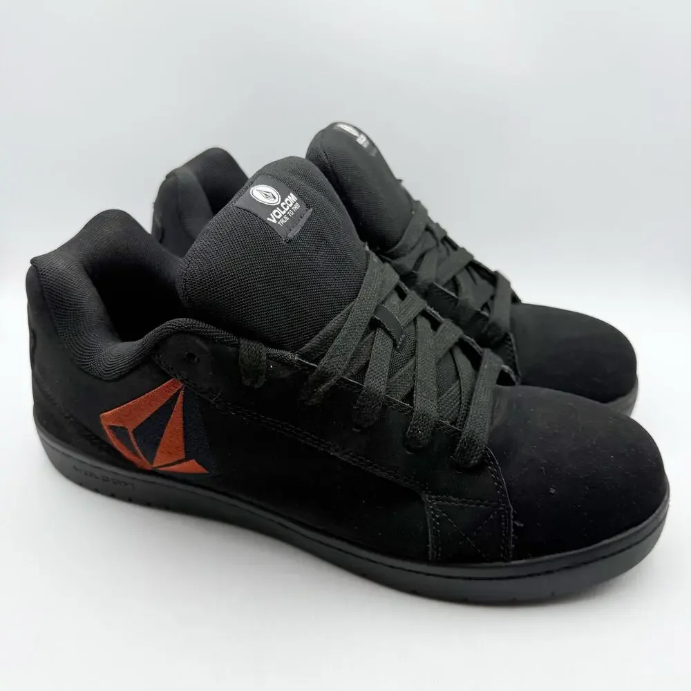 Volcom Mens 30471 Composite Toe Skate Work Shoes US 14 M Black EUC